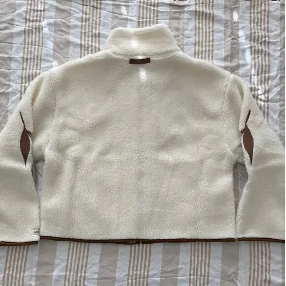 TAYLOR SWIFT NWT | Life is a Willow Zip Up Sherpa Fleece Coat Jacket | size L - Picture 4 of 8